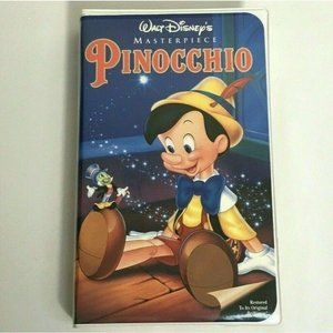 Walt Disneys Pinocchio VHS Tape Masterpiece